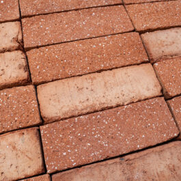 #T024 Orange Drieklezoor (3/4 Baksteen) Punched & Sliced WasteBasedSlips®