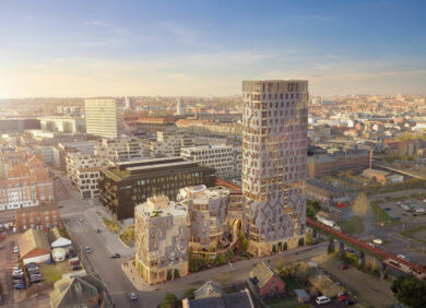 BioBased Vloer bij Living Lab in TRÆ Aarhus, Denemarken