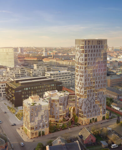 BioBased Vloer bij Living Lab in TRÆ Aarhus, Denemarken