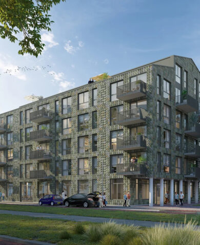 Pretty Plastic Facade at Residential Building in Breda, The Netherlands | FRONT® Materials