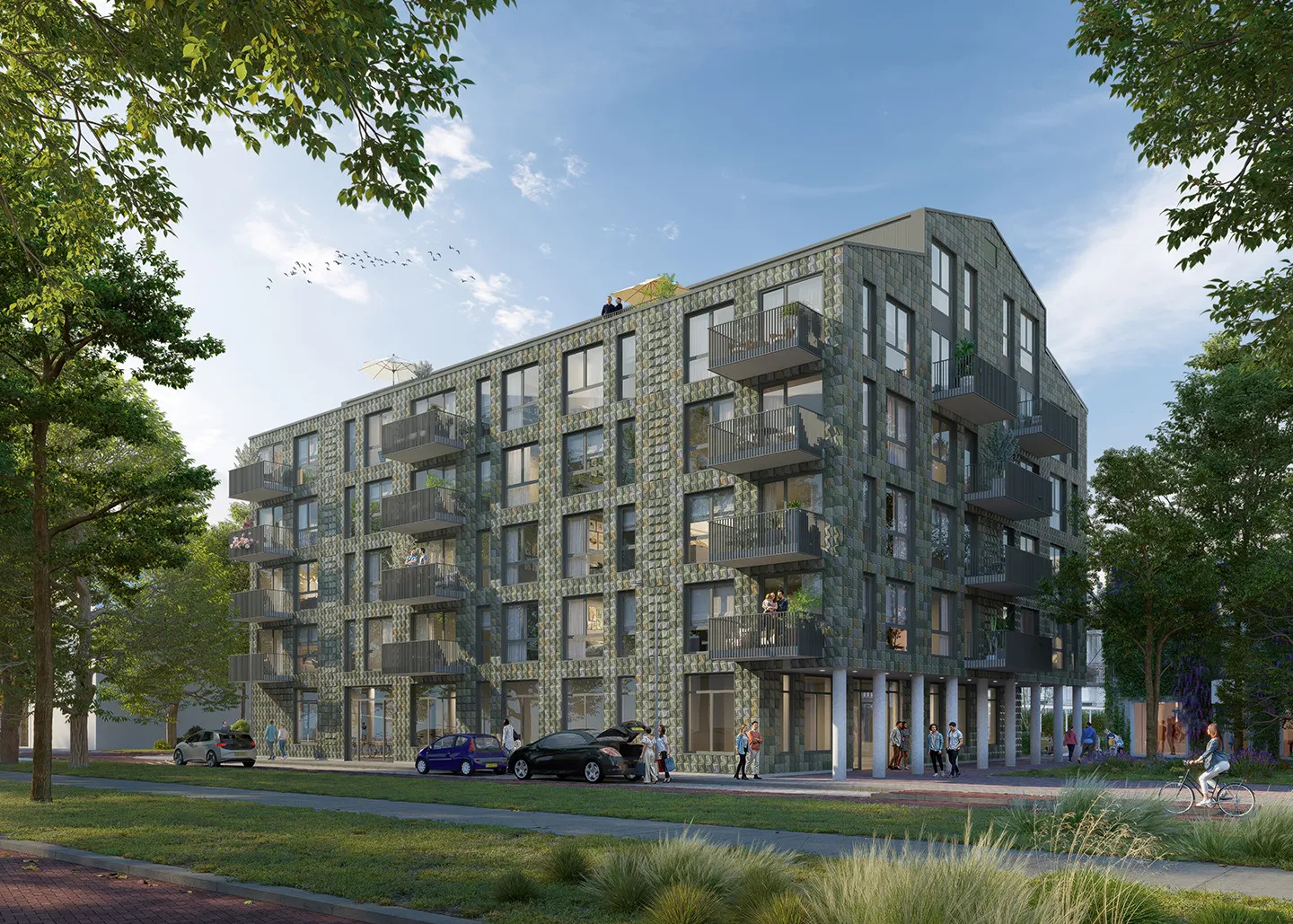 Pretty Plastic Facade at Residential Building in Breda, The Netherlands | FRONT® Materials