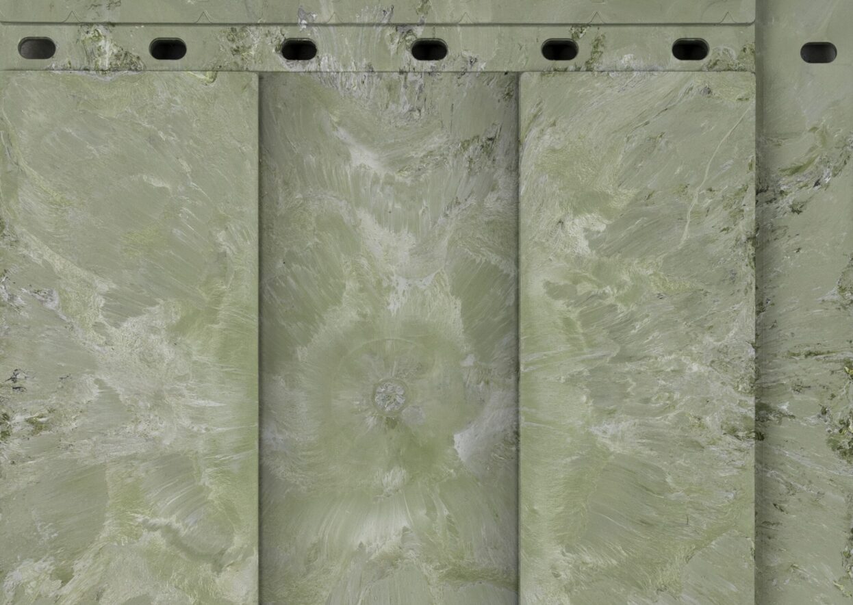 Pretty Plastic Panels - Basic Third Green - FRONT Materials