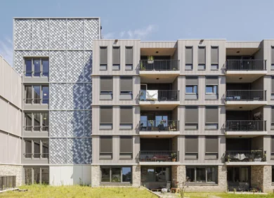Pretty Plastic Panels at Vijverhof Apartments in Berg en Dal, The Netherlands | FRONT® Materials