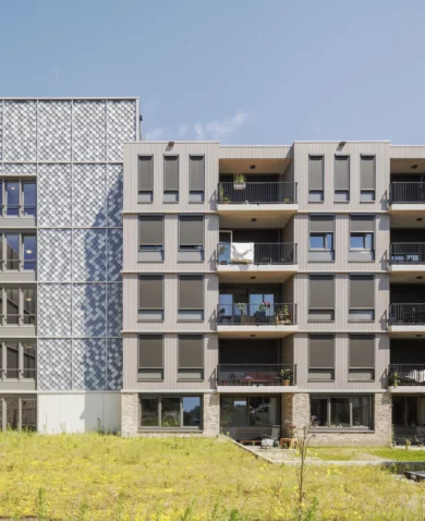 Pretty Plastic Panels at Vijverhof Apartments in Berg en Dal, The Netherlands | FRONT® Materials