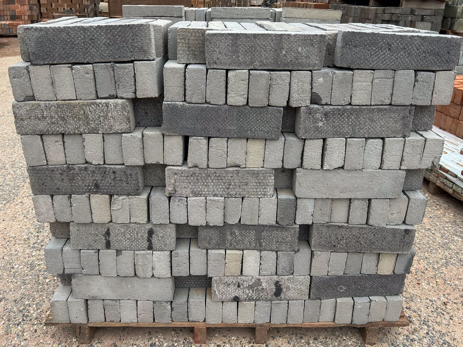 Custom Grey WasteBasedBricks