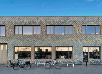 Crowdsourced Pretty Plastic Panels at Circular Hub O.666 in Oostende, Belgium | FRONT® Materials