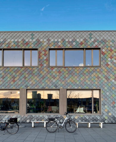 Crowdsourced Pretty Plastic Panels at Circular Hub O.666 in Oostende, Belgium | FRONT® Materials