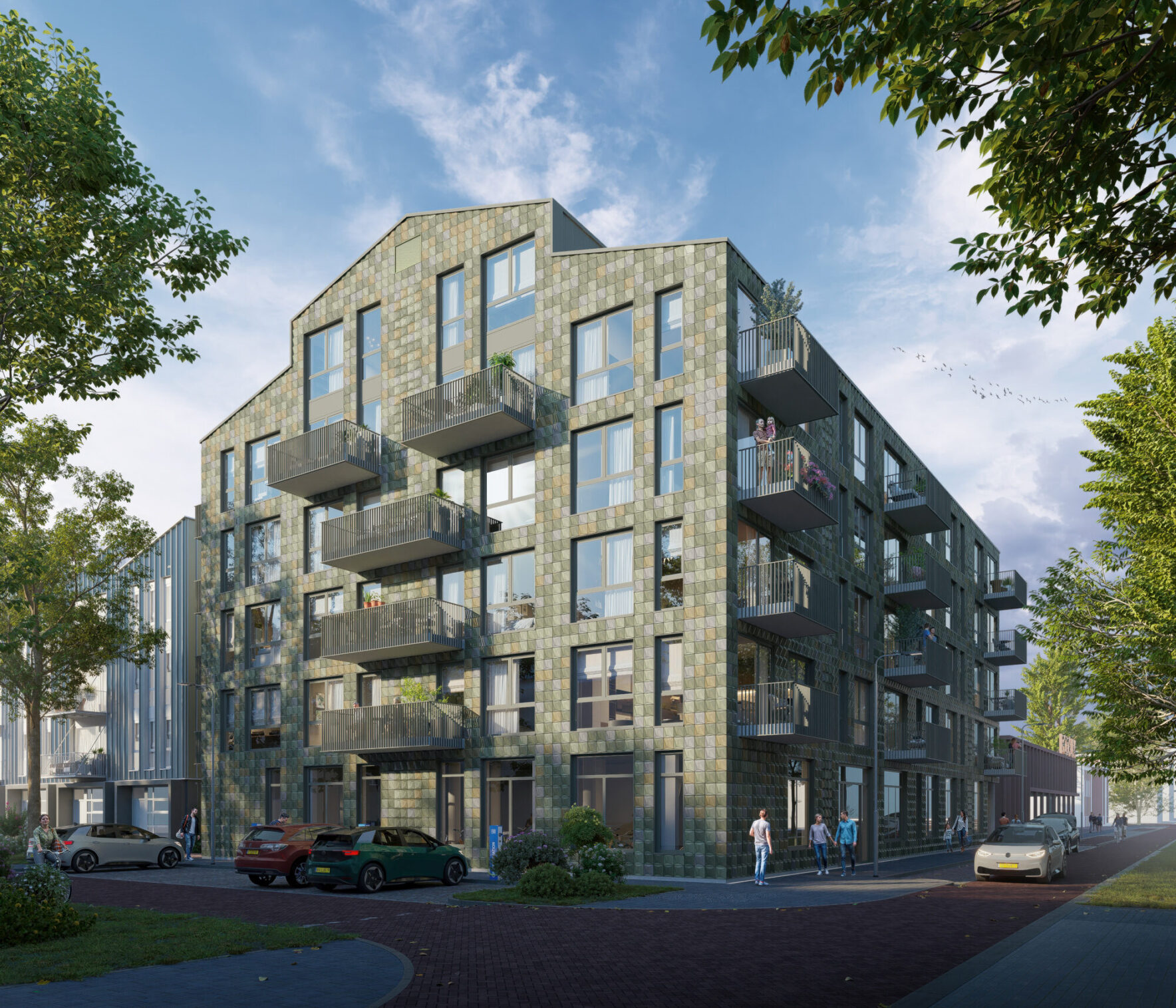 Pretty Plastic Facade at Residential Building in Breda, The Netherlands | FRONT Materials