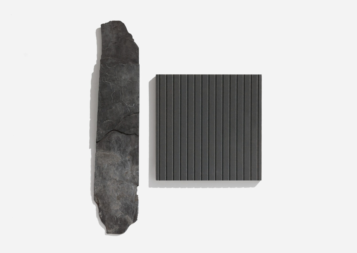 Paper Waste Panels - Line Graphite - FRONT® Materials