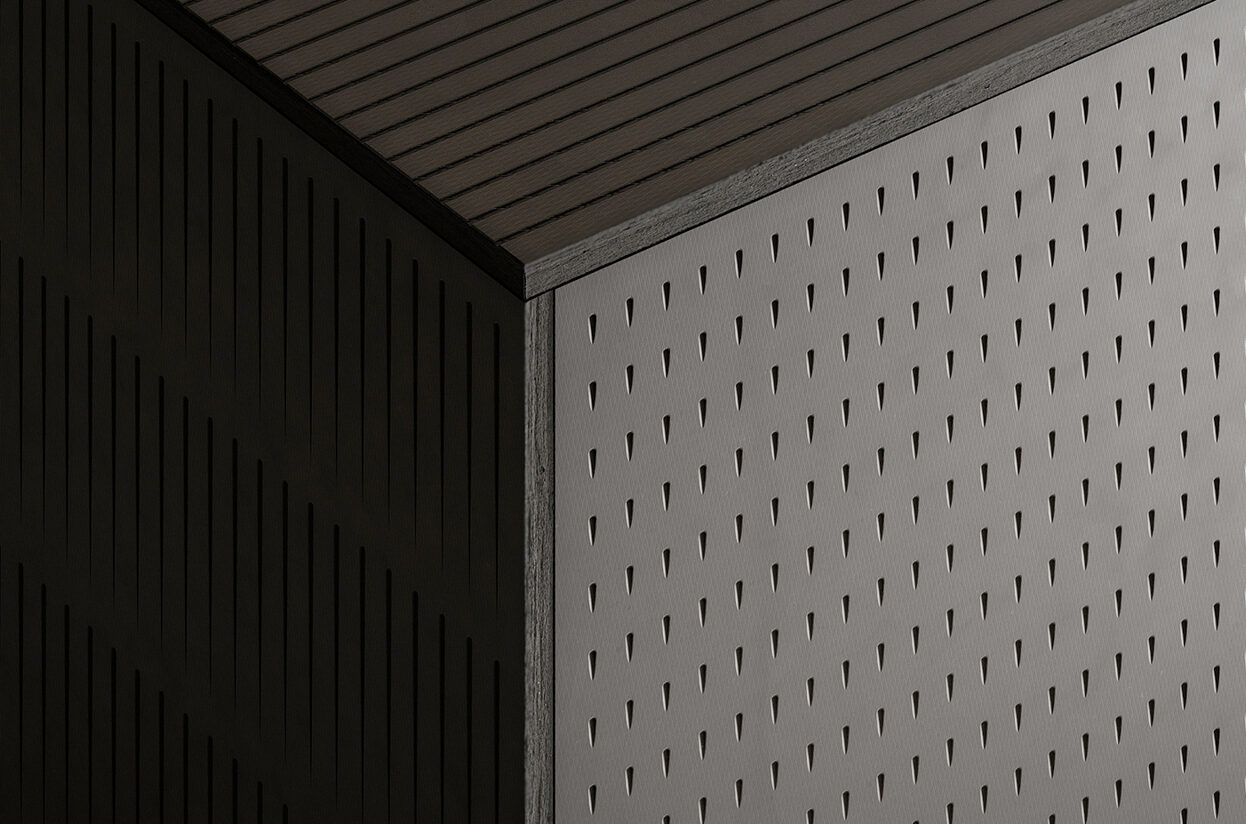 Paper Waste Panels - Mix Graphite - FRONT® Materials