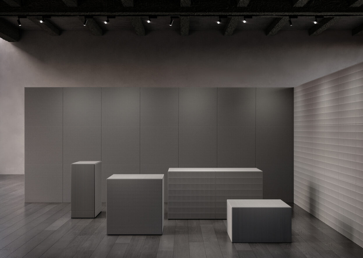 Paper Waste Panels - Mix Graphite - FRONT® Materials