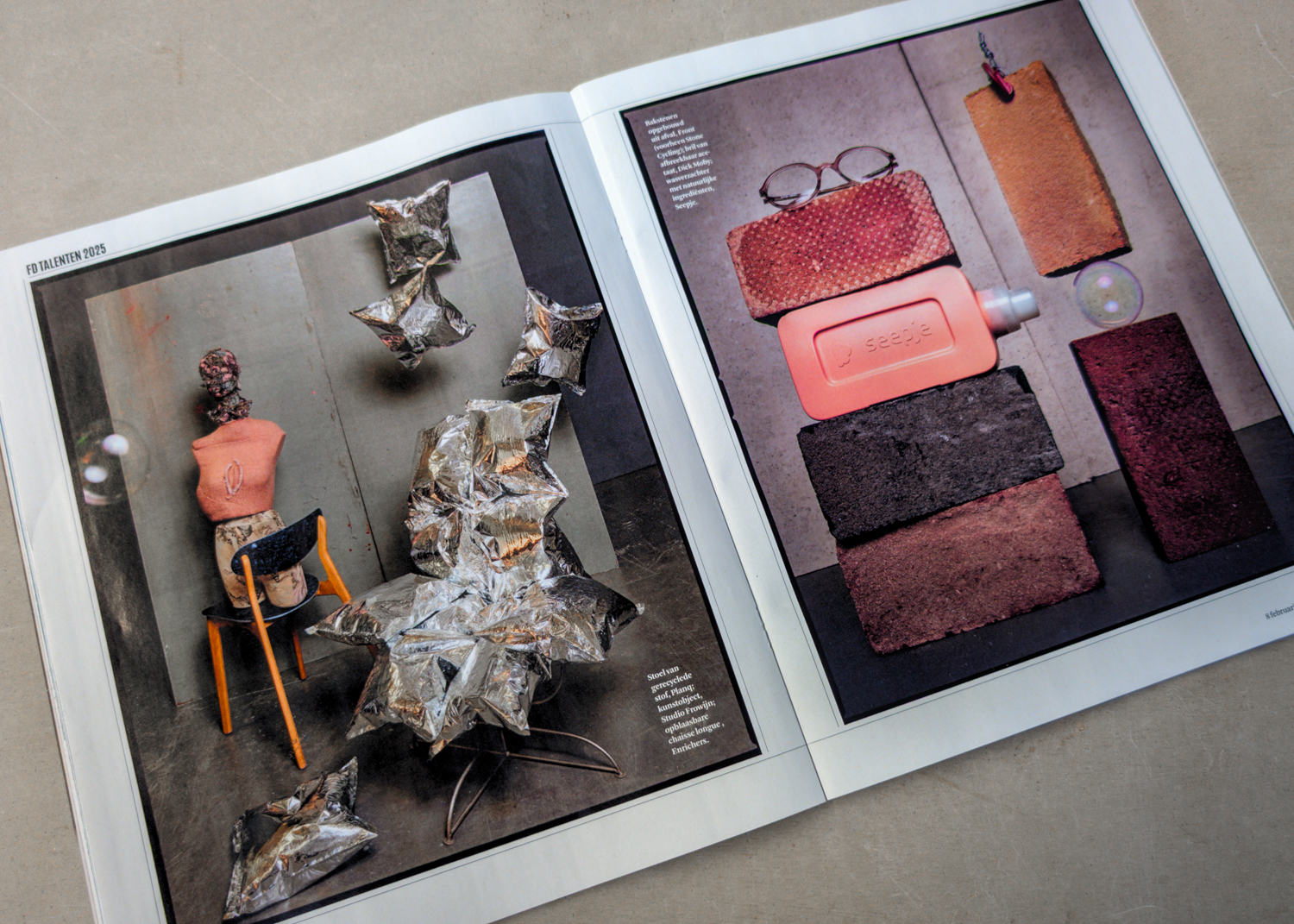 fd. Persoonlijk Magazine - Waste Based Bricks