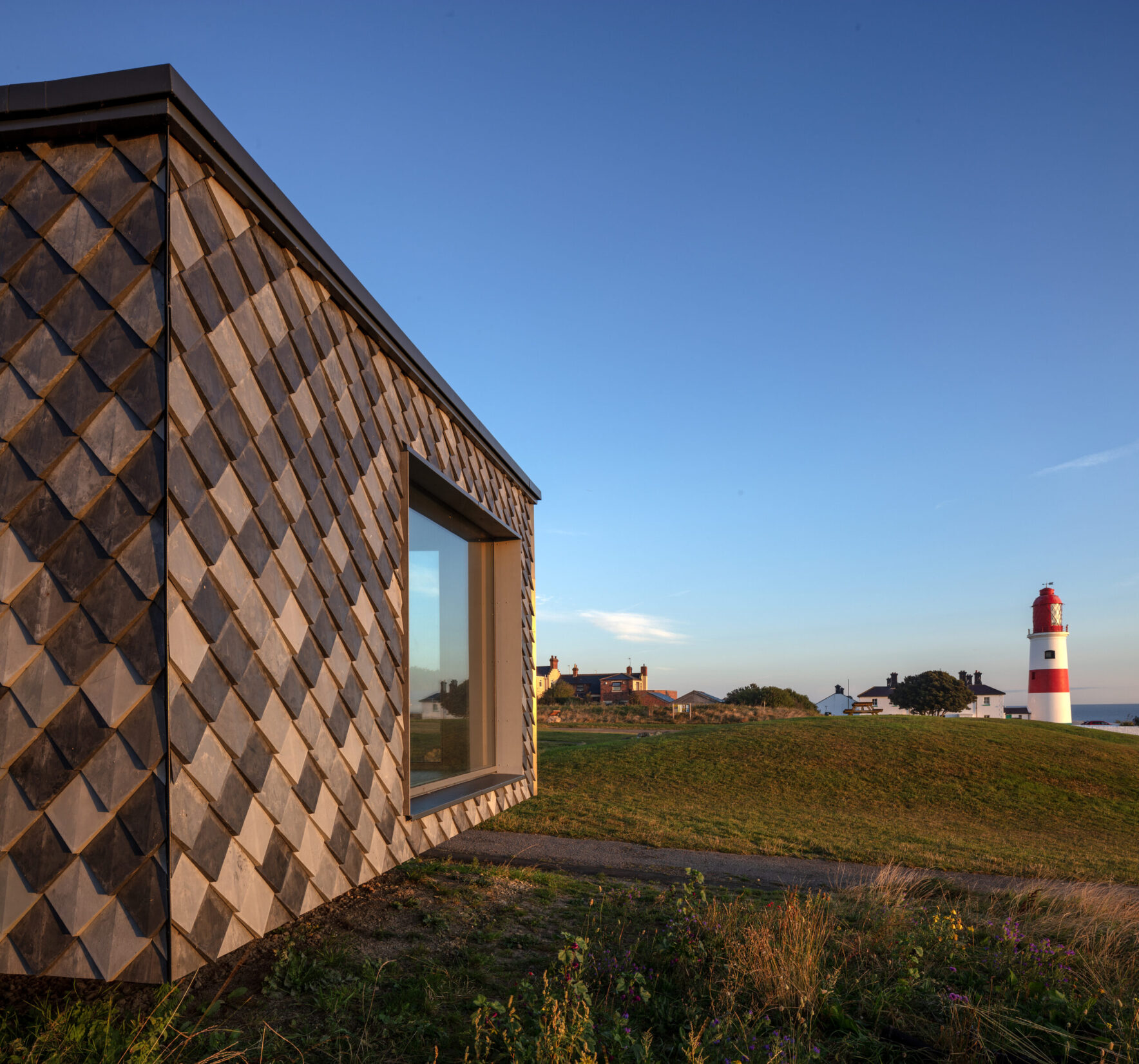 Pretty Plastic Panels at Whitburn Coastal Conservation Centre, UK || FRONT Materials