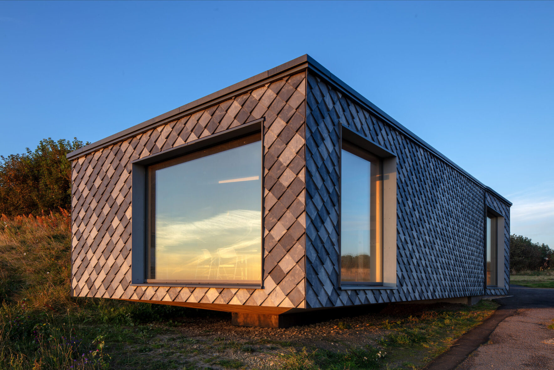 Pretty Plastic Panels at Whitburn Coastal Conservation Centre, UK || FRONT Materials