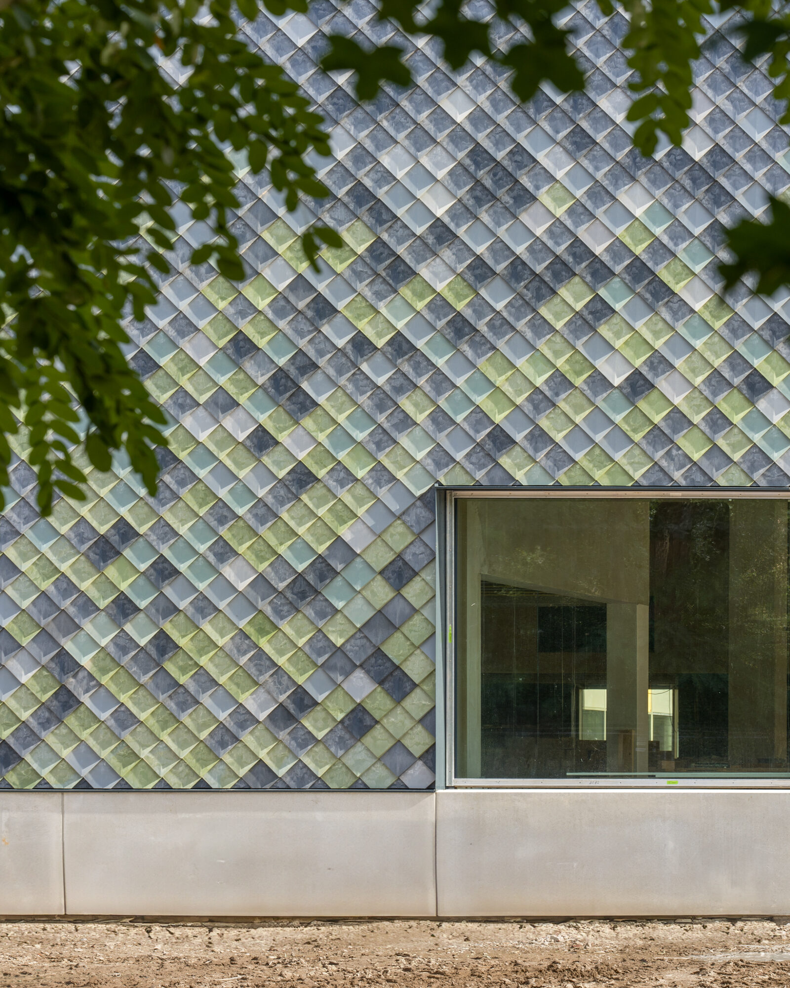 Pretty Plastic Panels at Tongelreep National Swimming Centre in Eindhoven, The Netherlands || FRONT Materials