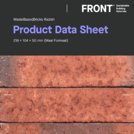 WasteBasedBricks - Radish (WF) - Product Data Sheet
