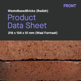 WasteBasedBricks - Radish (WF) - Product Data Sheet