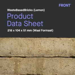 WasteBasedBricks - Lemon (WF) - Product Data Sheet