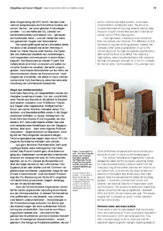 Magazine Material WasteBasedBricks in DETAIL Magazine - FRONT® Materials