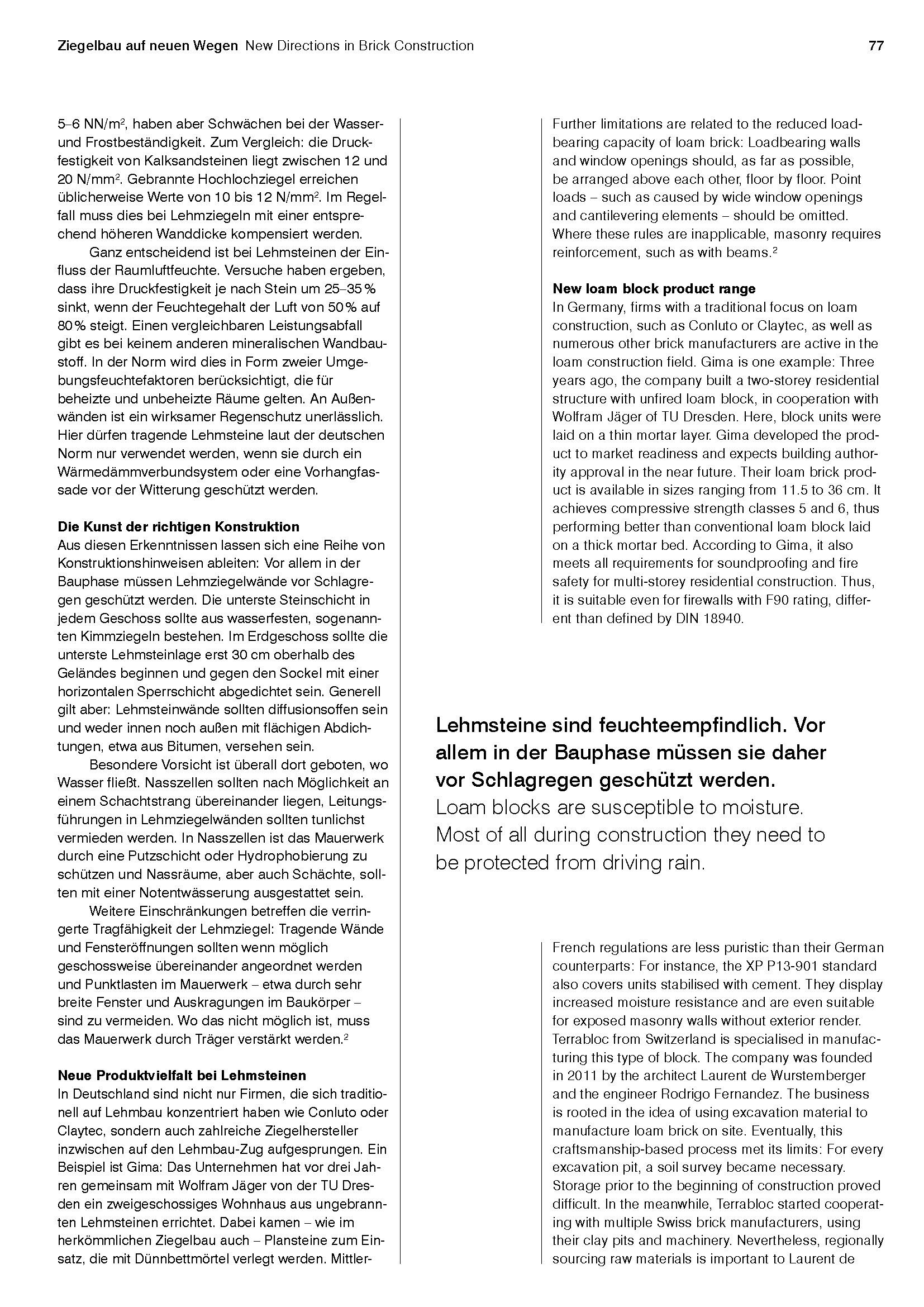 WasteBasedBricks in DETAIL Magazine: “New Directions in Brick Construction” | FRONT Materials