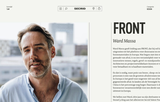 SECRID Interview with FRONT's Ward Massa