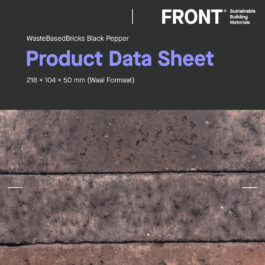 Blackpepper WasteBasedBricks Data Sheet