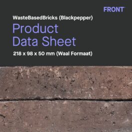 WasteBasedBricks - Blackpepper (WF) - Product Data Sheet