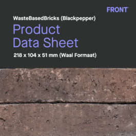 Blackpepper WasteBasedBricks Data Sheet