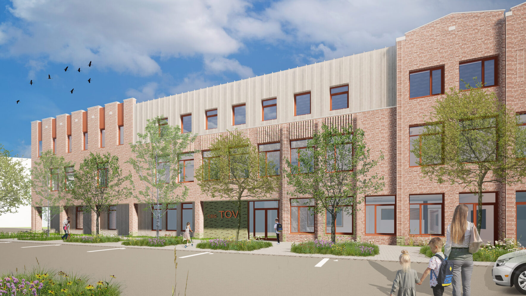 Circular Facade at Multifunctional Building Park Vredenburgh, the Netherlands