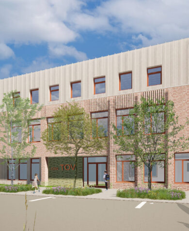 Circular Facade at Multifunctional Building Park Vredenburgh, the Netherlands