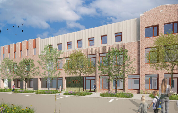 Circular Facade at Multifunctional Building Park Vredenburgh, the Netherlands