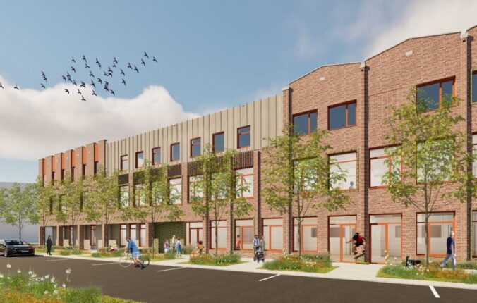 Circular Facade at Multifunctional Building Park Vredenburgh, the Netherlands