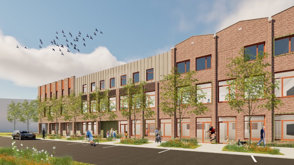 Circular Facade at Multifunctional Building Park Vredenburgh, the Netherlands