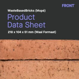 WasteBasedBricks - Mopé (WF) - Product Data Sheet