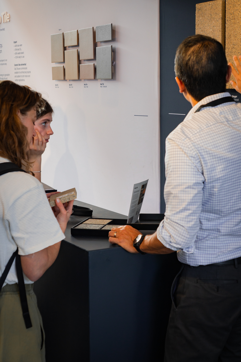 FRONT Showcasing Skip Tile and Mimmik Tile at MaterialDistrict