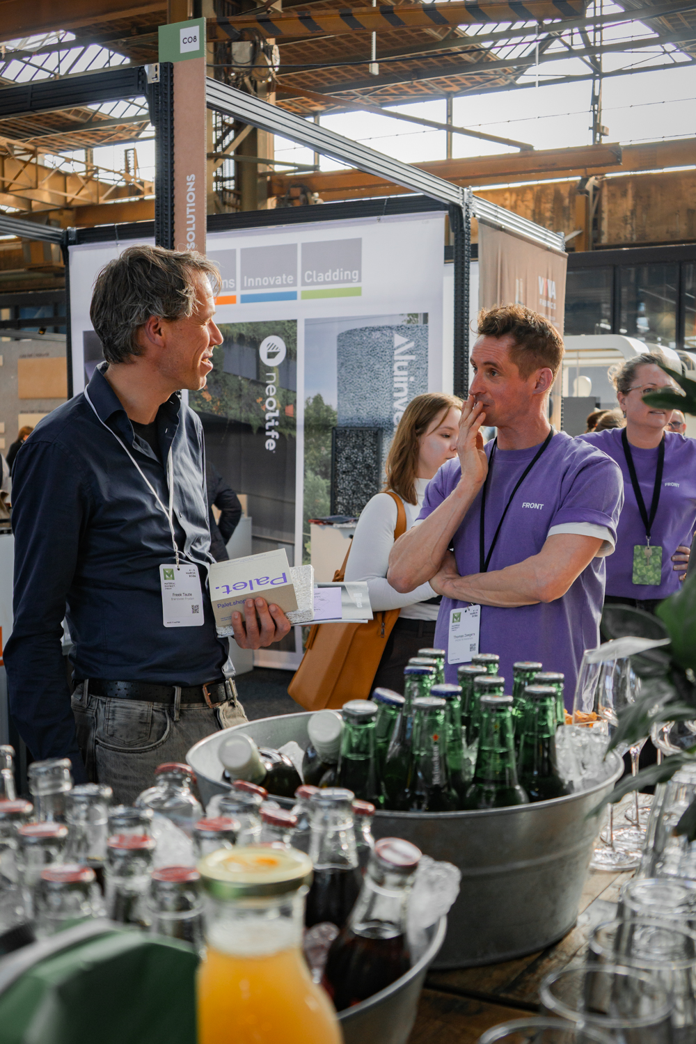 FRONT Showcasing Skip Tile and Mimmik Tile at MaterialDistrict