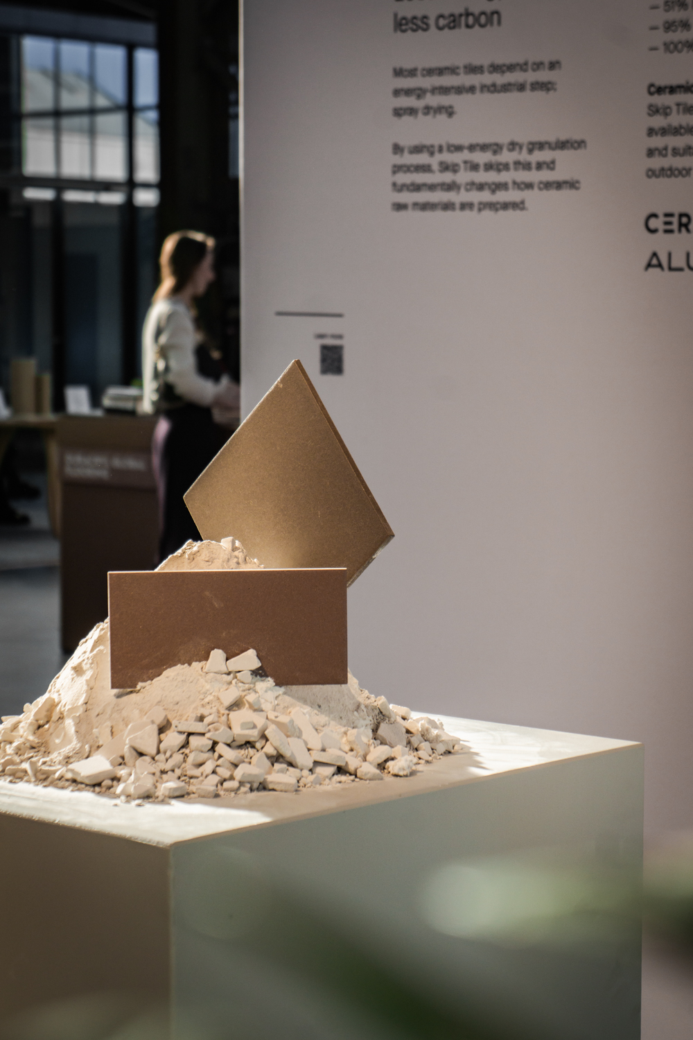 FRONT Showcasing Skip Tile and Mimmik Tile at MaterialDistrict