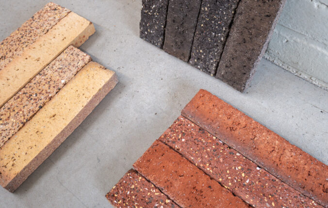 FRONT Materials - WasteBasedSlips Punched & Sliced