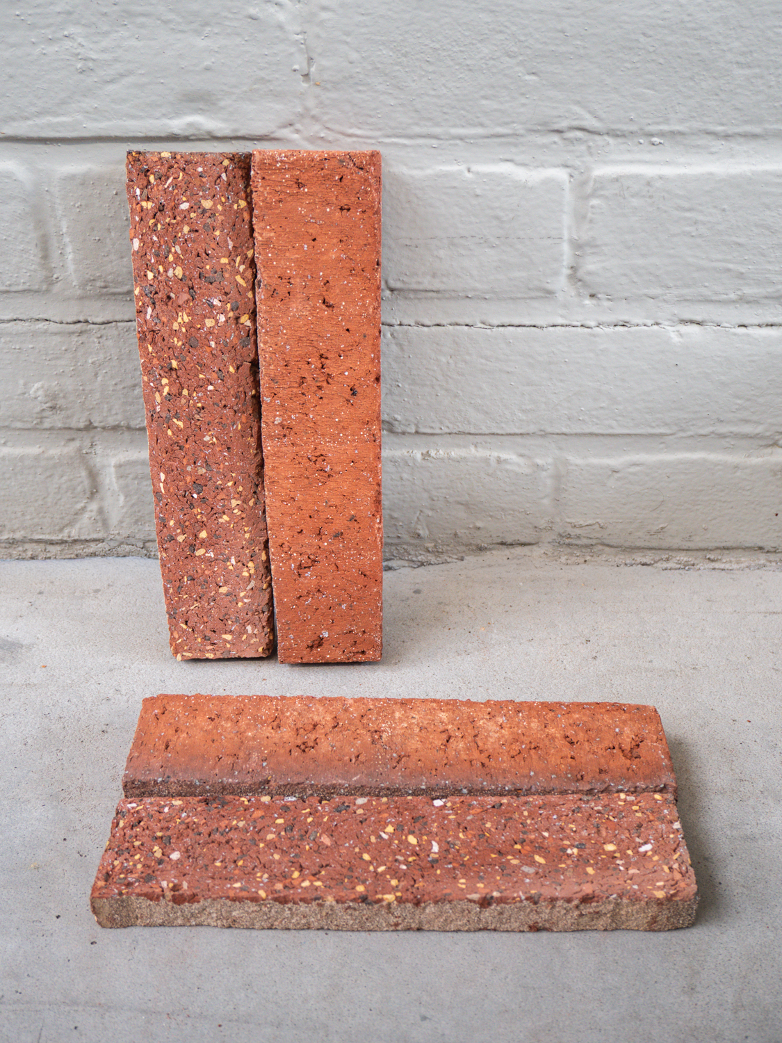 FRONT Materials - Radish WasteBasedSlips Punched & Sliced