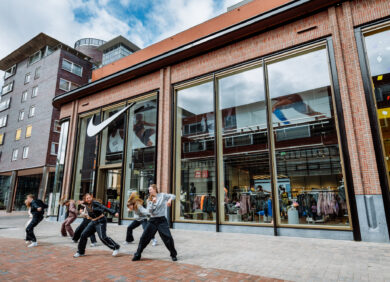 Sustainable Brick Slip Facade For Landmark Retail Renovation in Amstelveen, the Netherlands | FRONT Materials