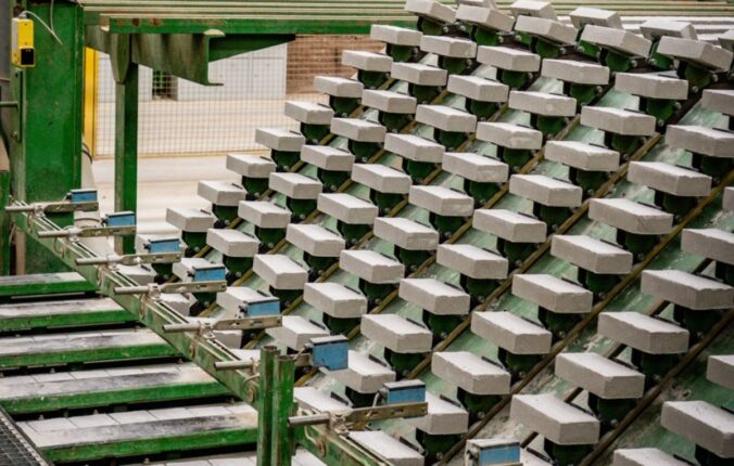 Production Facility Producing Sustainable Bricks