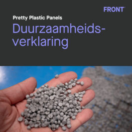 Pretty Plastic Panels - Duurzaamheidsverklaring