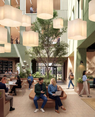 Mimmik Tile Flooring at Kv. Regndroppen in Malmö, Sweden | FRONT Materials